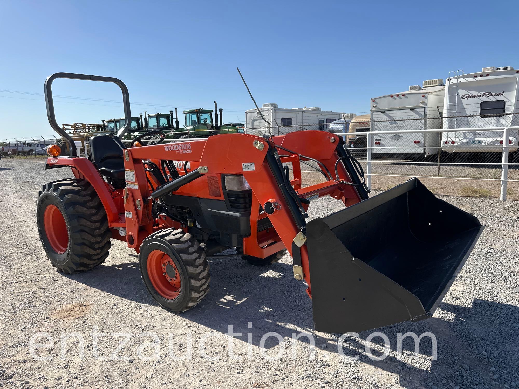 2006 KUBOTA L3400 TRACTOR, ROPS, 4WD, 3PT, PTO,