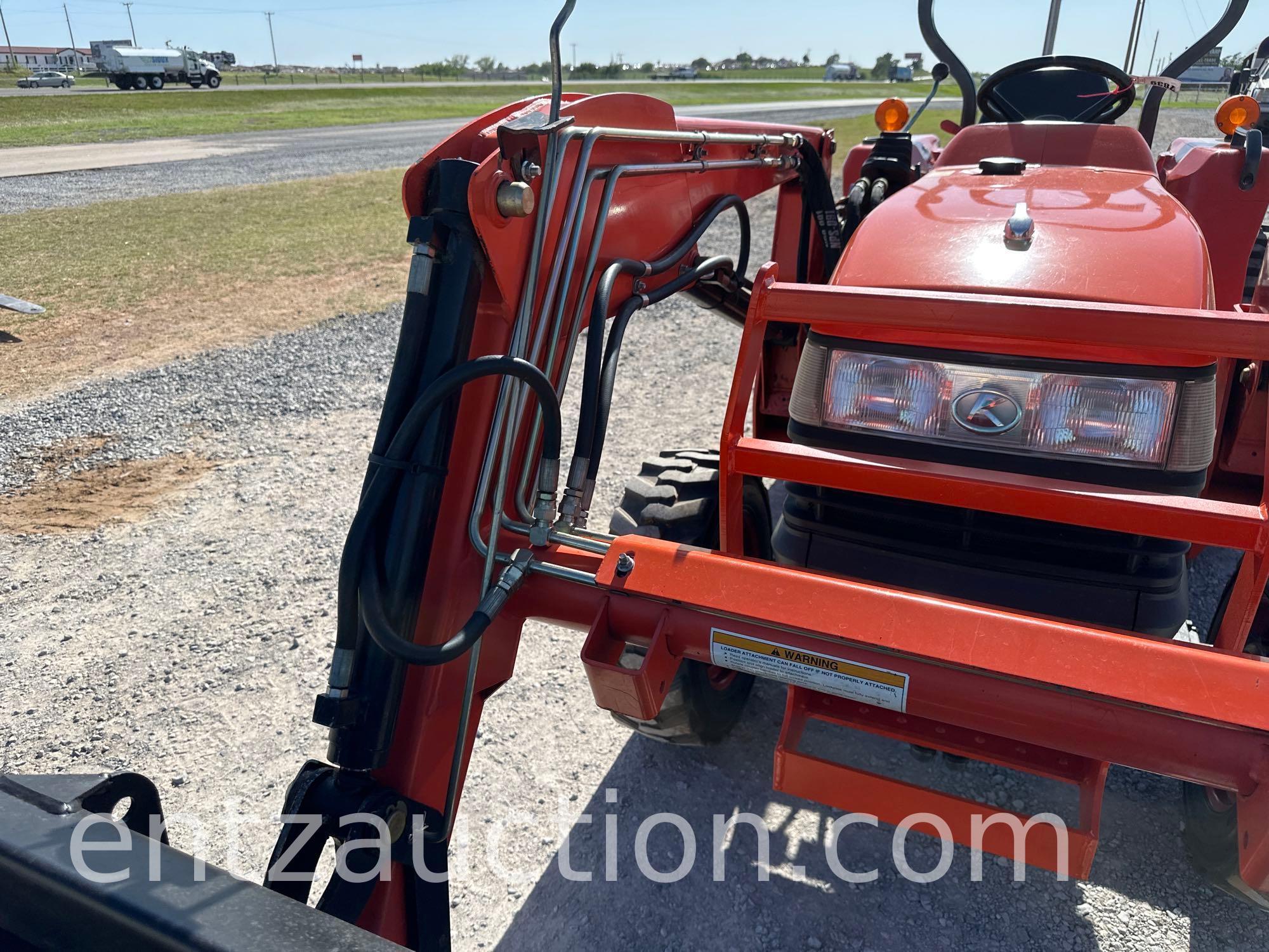 2006 KUBOTA L3400 TRACTOR, ROPS, 4WD, 3PT, PTO,