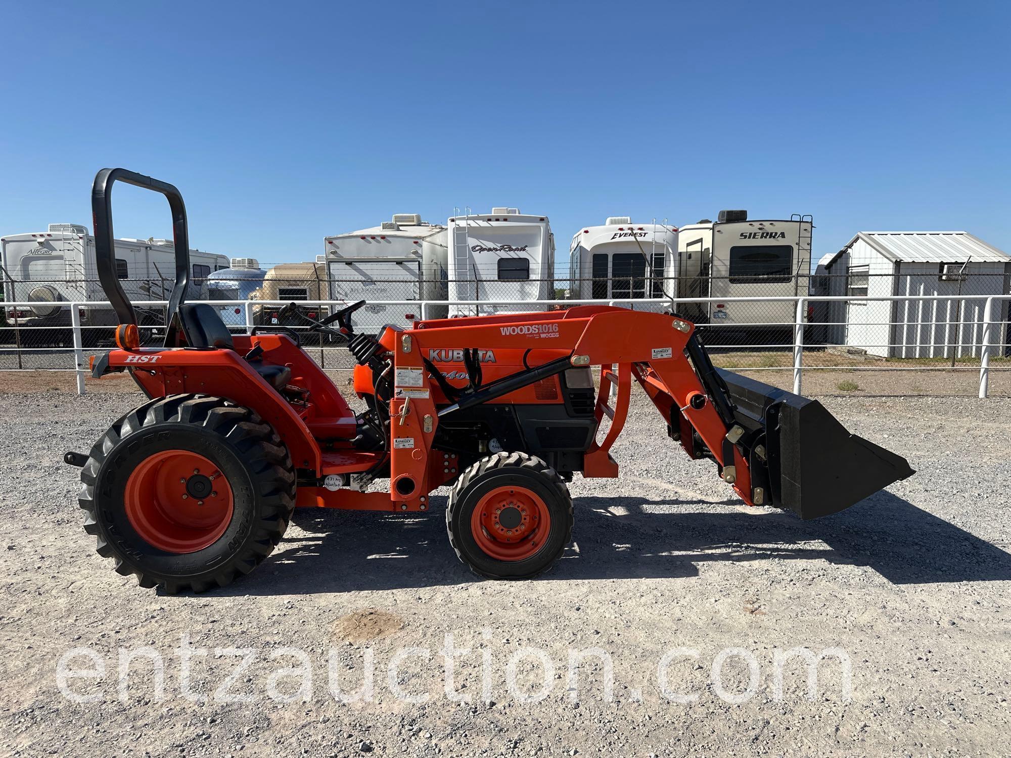 2006 KUBOTA L3400 TRACTOR, ROPS, 4WD, 3PT, PTO,