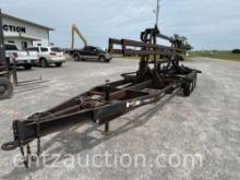 SHOPBUILT DOUBLE HEADER TRAILER, TRIPLE AXLE,