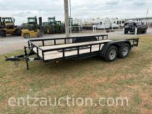 2014 ROAD BOSS UTILITY TRAILER, 77" X 16', TA, BP,