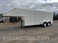 1994 GN ENCLOSED TRAILER , 6' X 18', TA, REAR