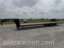 BIG TEX GN FLATBED TRAILER, 40' X 102", 10K DUAL