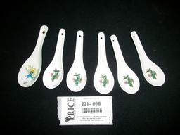 Lot 6: Set Of Vintage Japanese Teaspoons, Set Of 6.