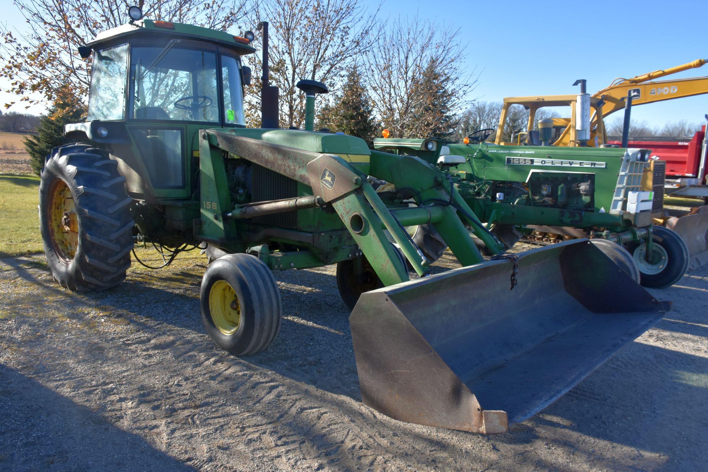 John Deere 4230 Tractor, 8 Speed Powershift, 9834 Hours, 18.4x38, 3pt, 2 Hydraulics, With John Deere