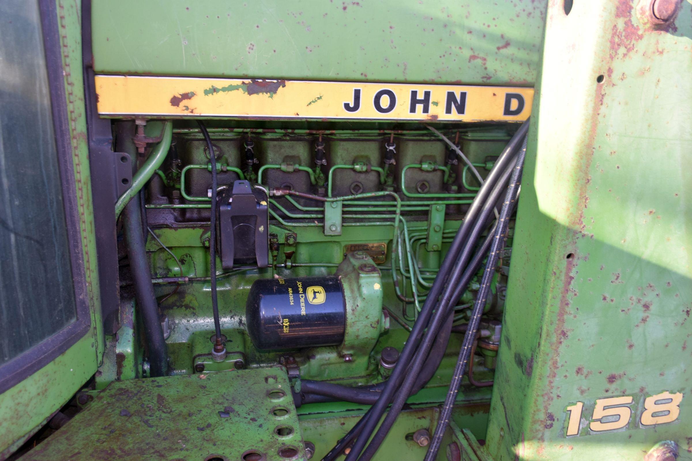 John Deere 4230 Tractor, 8 Speed Powershift, 9834 Hours, 18.4x38, 3pt, 2 Hydraulics, With John Deere