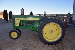 John Deere 620 Gas Tractor, Rock Shafts, Narrow Front, 14.9x38, 7886 Hours, Good Tin, SN: 6201766