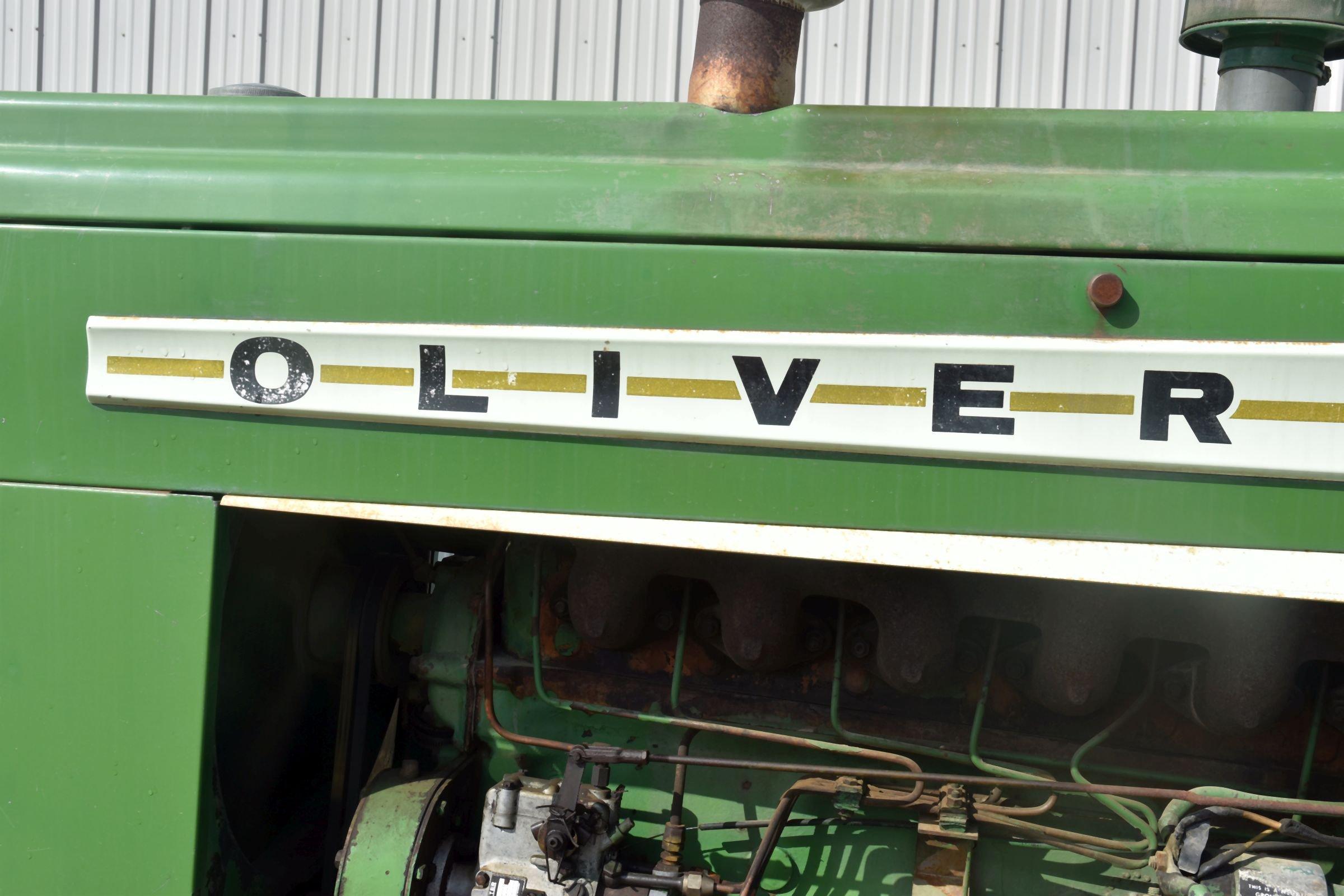 Oliver 1655 Diesel Open Station, 3182 Actual Hours, Fenders, Wide Front, Front Weights, 18.4x34, 3pt