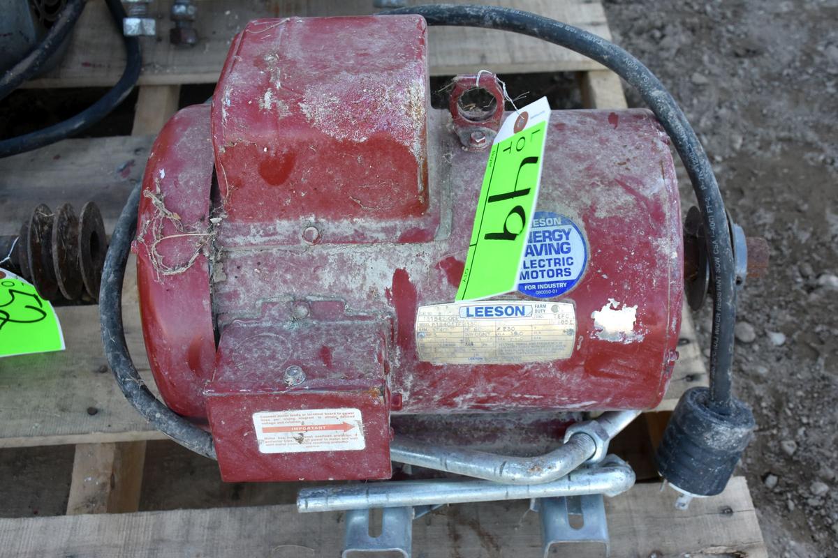 Leeson 3HP Single Phase Electric Motor