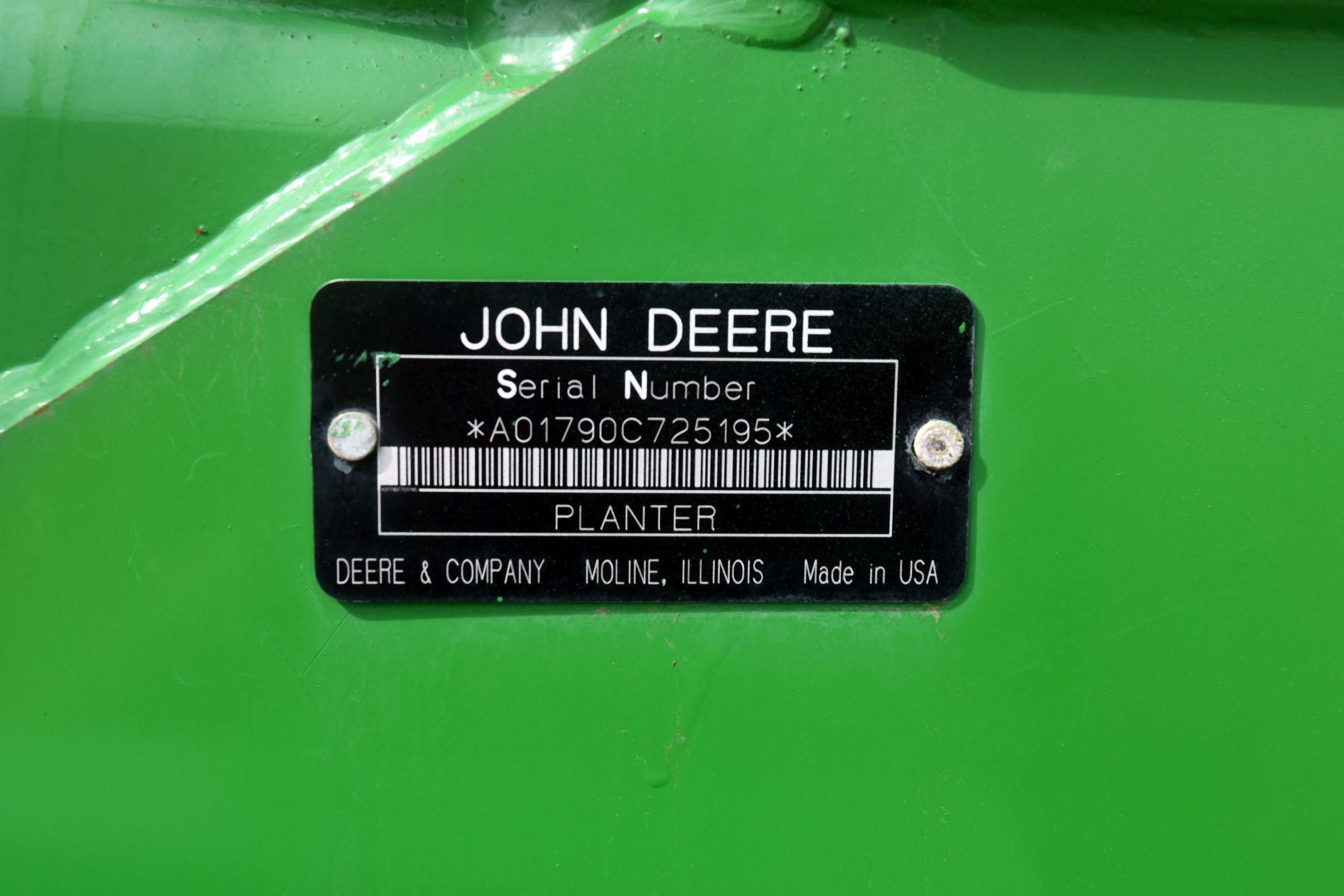 2007 John Deere 1790 CCS 16 Row 30” And 32 Row 15”, Refuge Plus Planter, True Count Air Shut-Off, Li