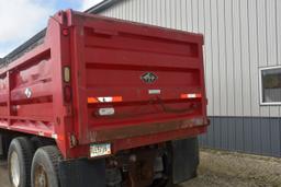 1995 Ford L9000 Dump Truck, Tandem Axle, N14 Cummins Diesel, Eaton 10 Speed Transmission, Air Ride,