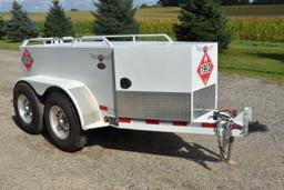 2011 Thunder Creek 700 Gallon Fuel Caddy, Hose Reel, 12 Volt, Tandem Axle, Has Title, VIN: 1L9BU1228