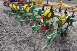 John Deere RM 6 Row 30" Row Crop Cultivator, Rolling Shields