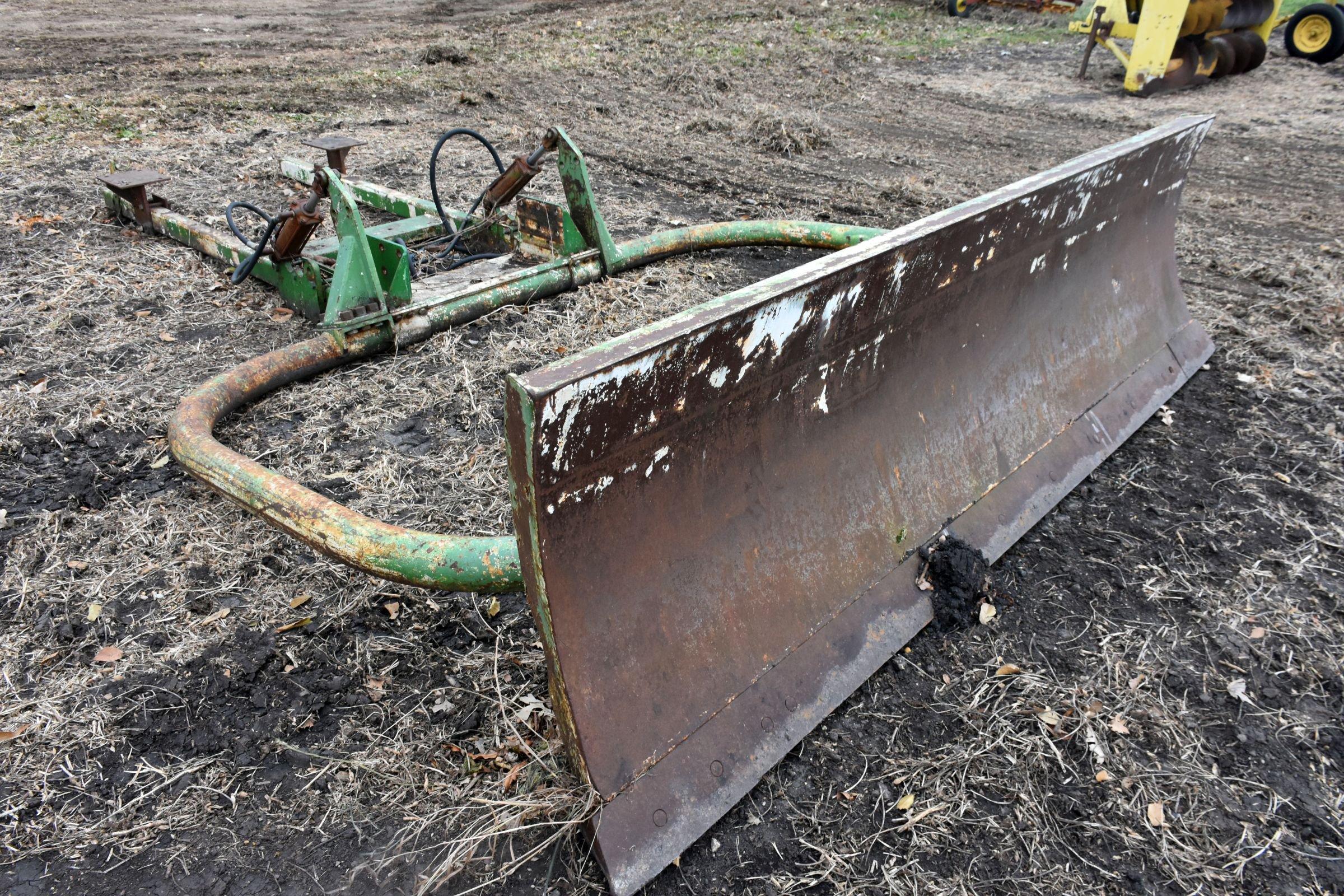 10' Tractor Front Mount Blade, Belly Blade, Came Off Oliver G1355