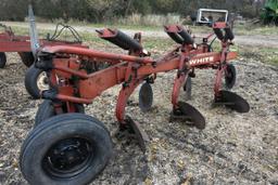 White 508 Plow, 3x18's, Coulters, In-Furrow