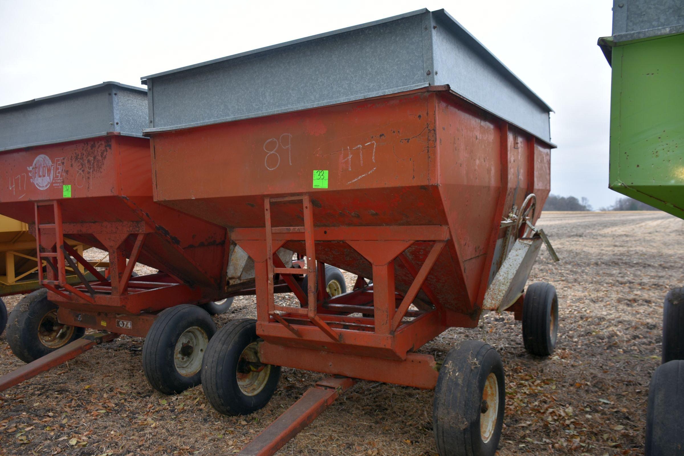 EZ Flow 300 Bushel Gravity Flow Wagon, With 10 Ton Running Gear