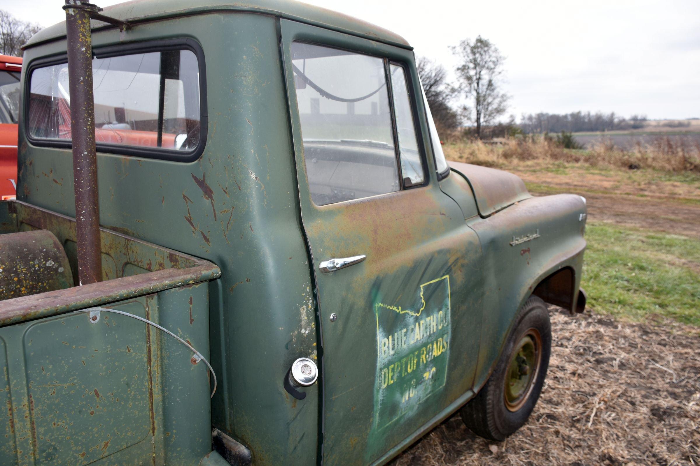 1958 International A120 Pickup, 4x4, 4 Speed, Inline 6 Cylinder, Step Side, NO TITLE OR REGISTRATION