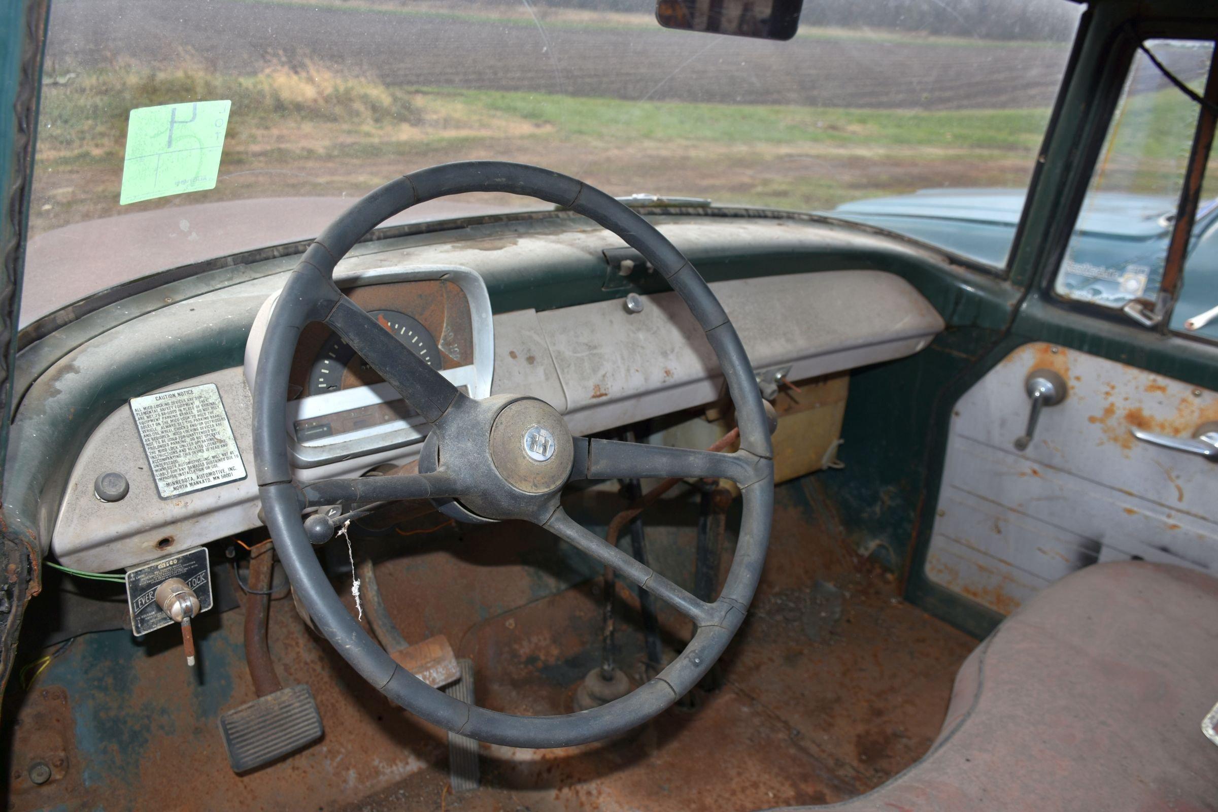 1958 International A120 Pickup, 4x4, 4 Speed, Inline 6 Cylinder, Step Side, NO TITLE OR REGISTRATION