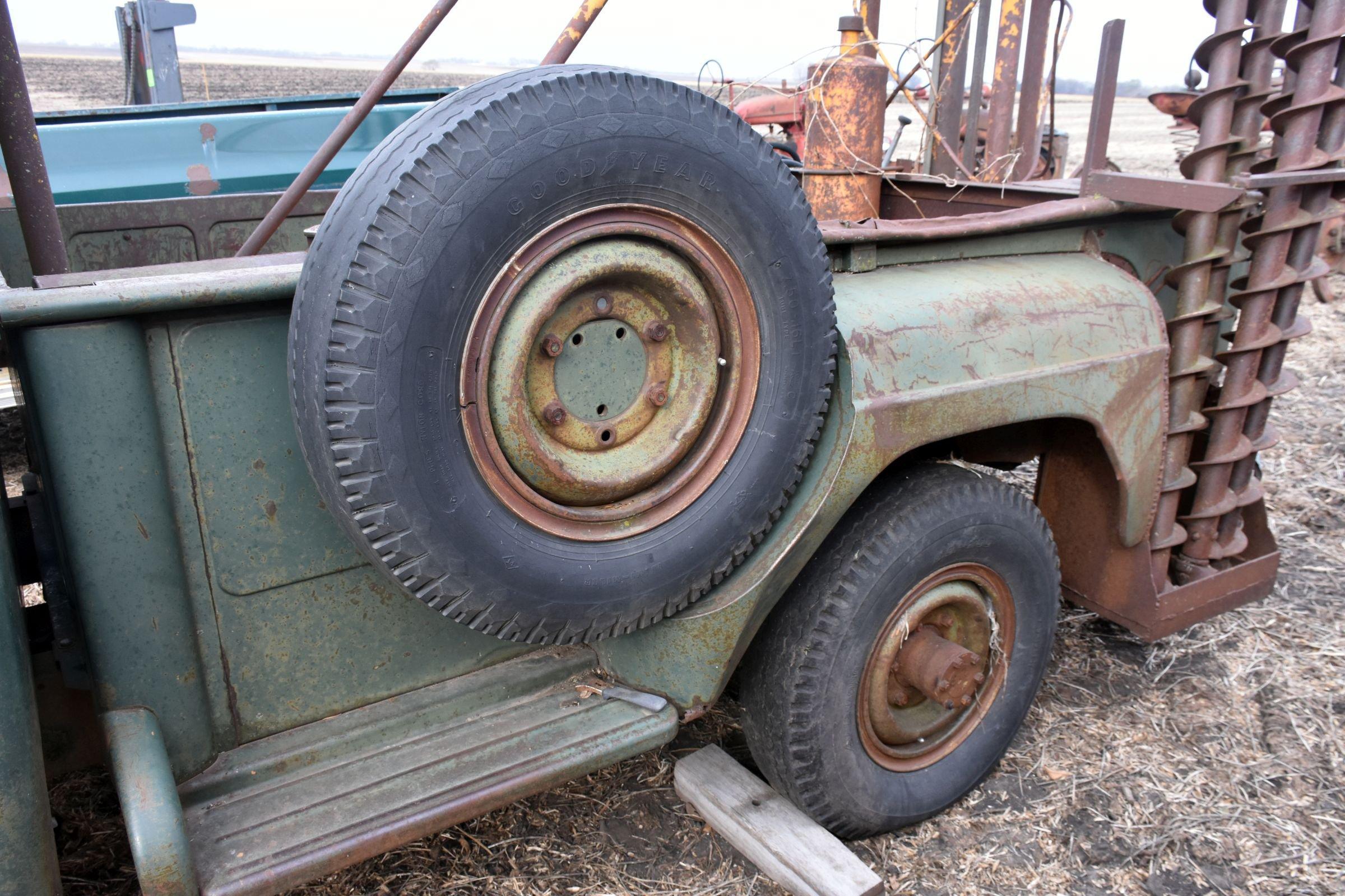 1958 International A120 Pickup, 4x4, 4 Speed, Inline 6 Cylinder, Step Side, NO TITLE OR REGISTRATION