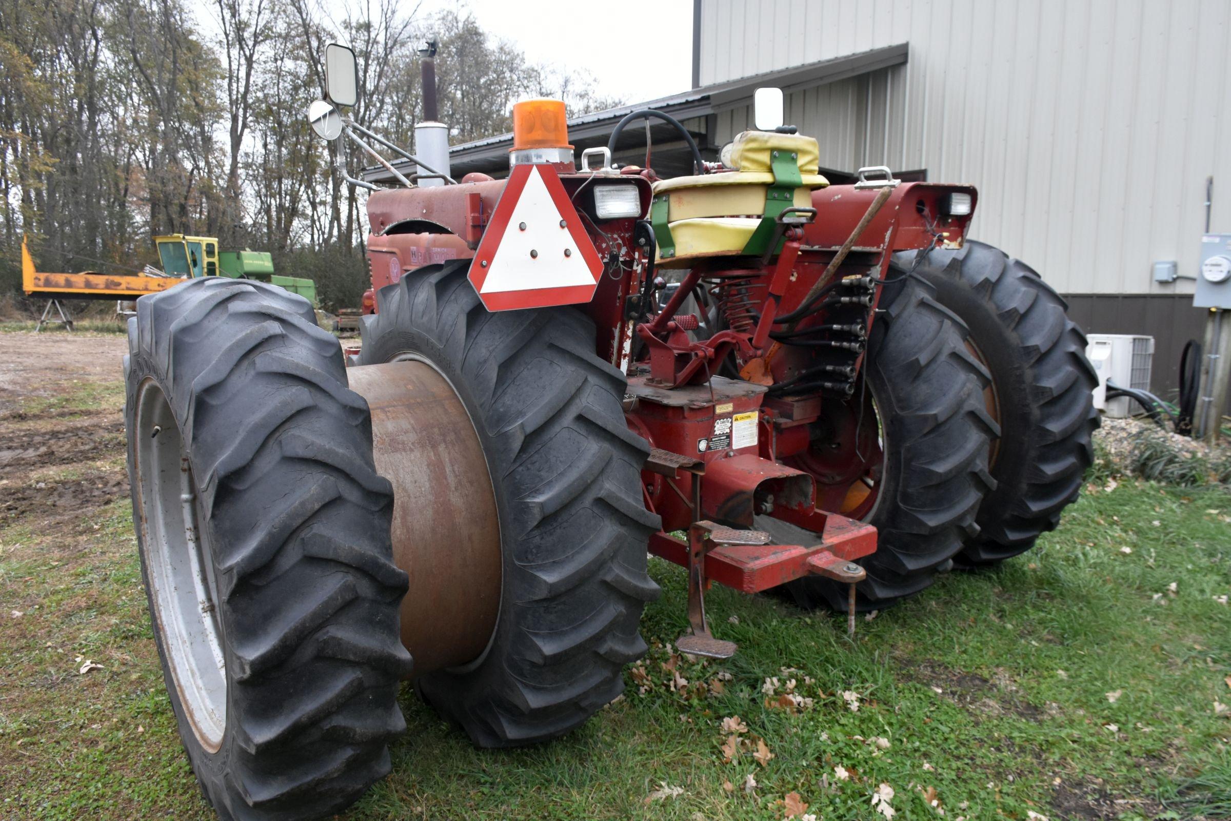 Farmall M Tractor, Wide Front, 15.5x38 Band Duals, 540PTO, HD Draw Bar, 32GPM Hydraulic Pump, SN: 98