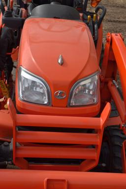 Kubota BX2670 Compact Utility Tractor, 4WD, 422 Actual Hours, 3pt., 540PTO, 26x12.00 Tires, 60" Mowe