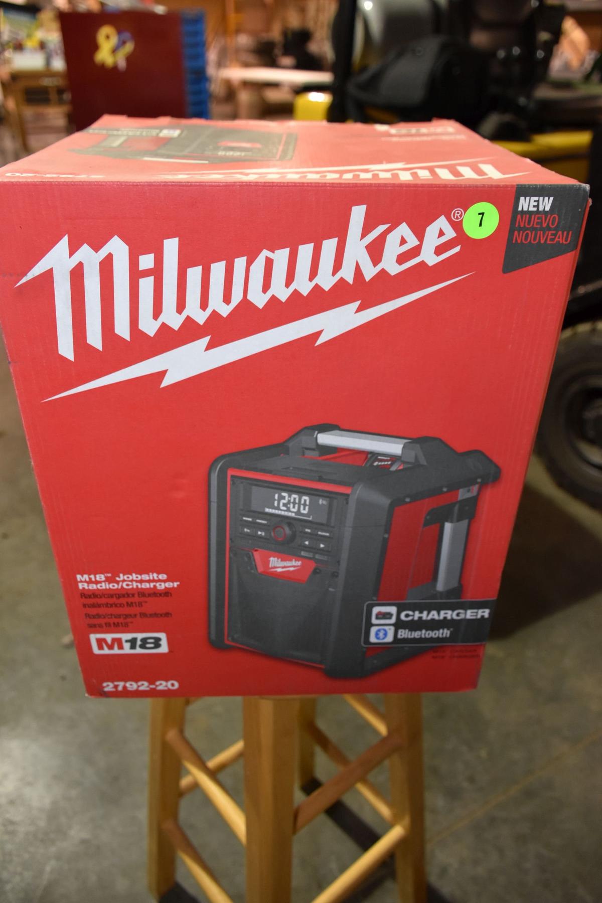 Milwaukee M18 Jobsite Radio/Charger, In Box