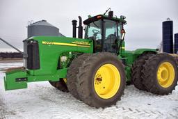 2006 John Deere 9220 4WD Tractor, 1895 Actual Hours, 620/70R42 Tires At 80%, (6) 205KG Rear Wheel We