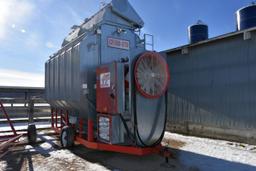 Farm Fans CF/AB 270 Grain Dryer, Model 270-1LL08877, 12 Foot Grain Column, 36”, 15HP, 230 Volts, Sin