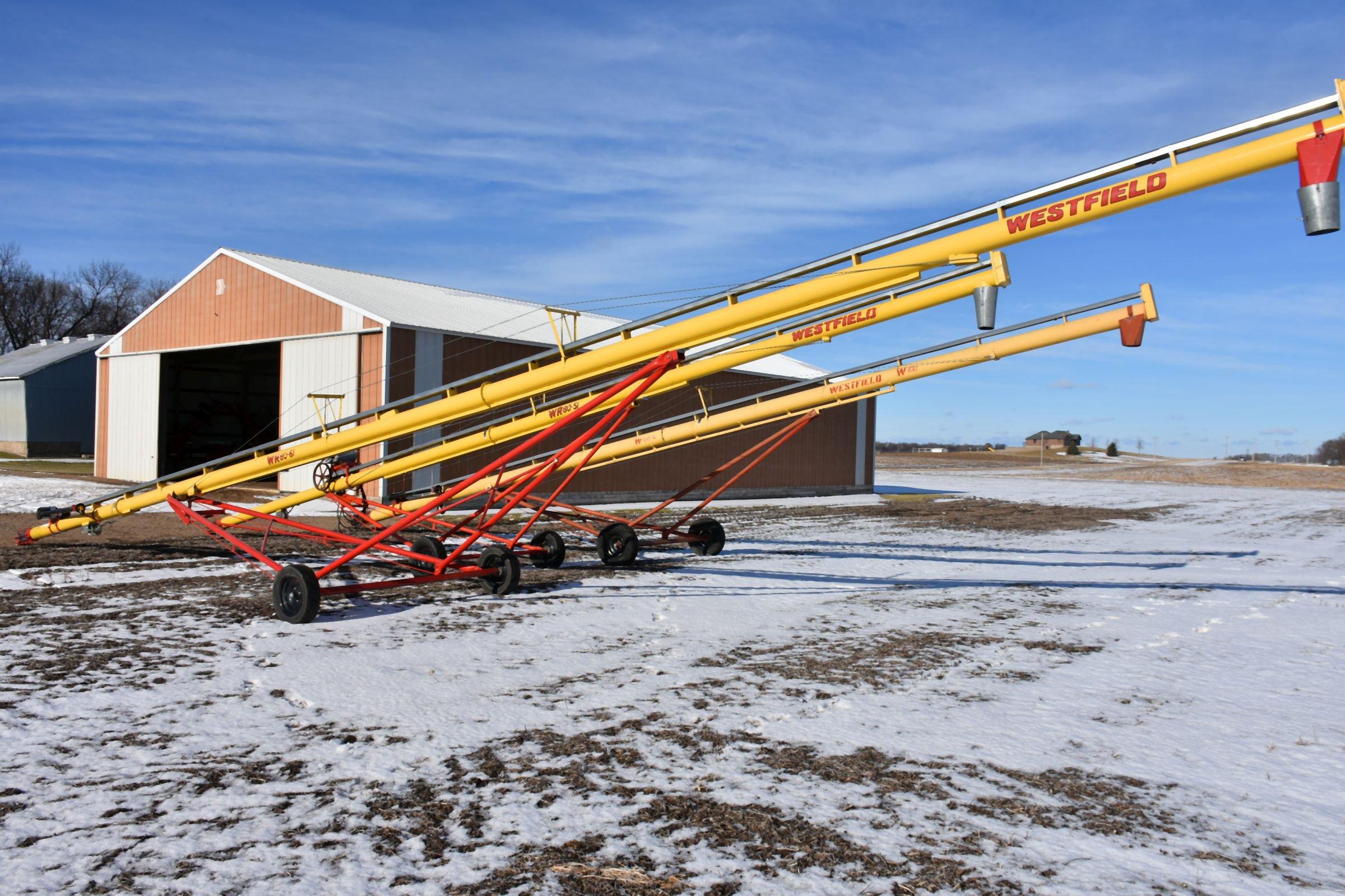 Westfield WR80-61 Grain Auger, 8”x61’, PTO Drive