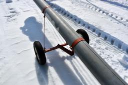 8”x23’ Grain Auger With 3HP Electric Motor On Transport