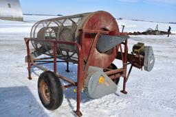 Koyker M42 Big Drum Grain Cleaner, 1.5HP On Wheels, Unload Auger