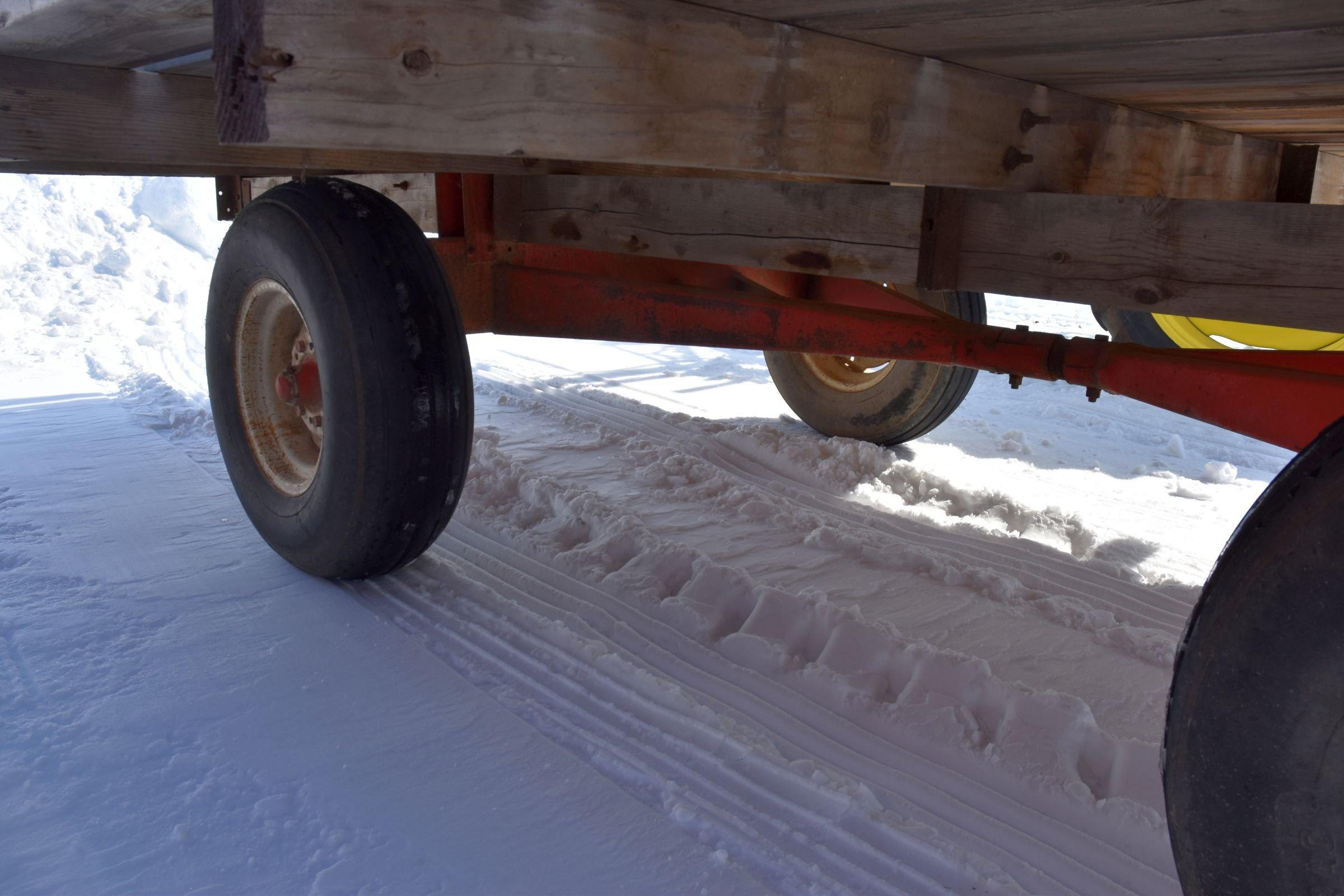 10’x16’ Flat Bed Rack With Running Gear