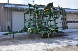 John Deere 980 Field Cultivators, 44.5’, 3 Bar Harrow, Single Point, Gauge Wheels, Rear Hitch, Depth