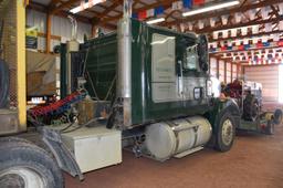 1986 White/Volvo Sleeper Semi Tractor, N14 Cummins, 9 Speed, Wet Kit, 639,927 Actual One Owner Miles