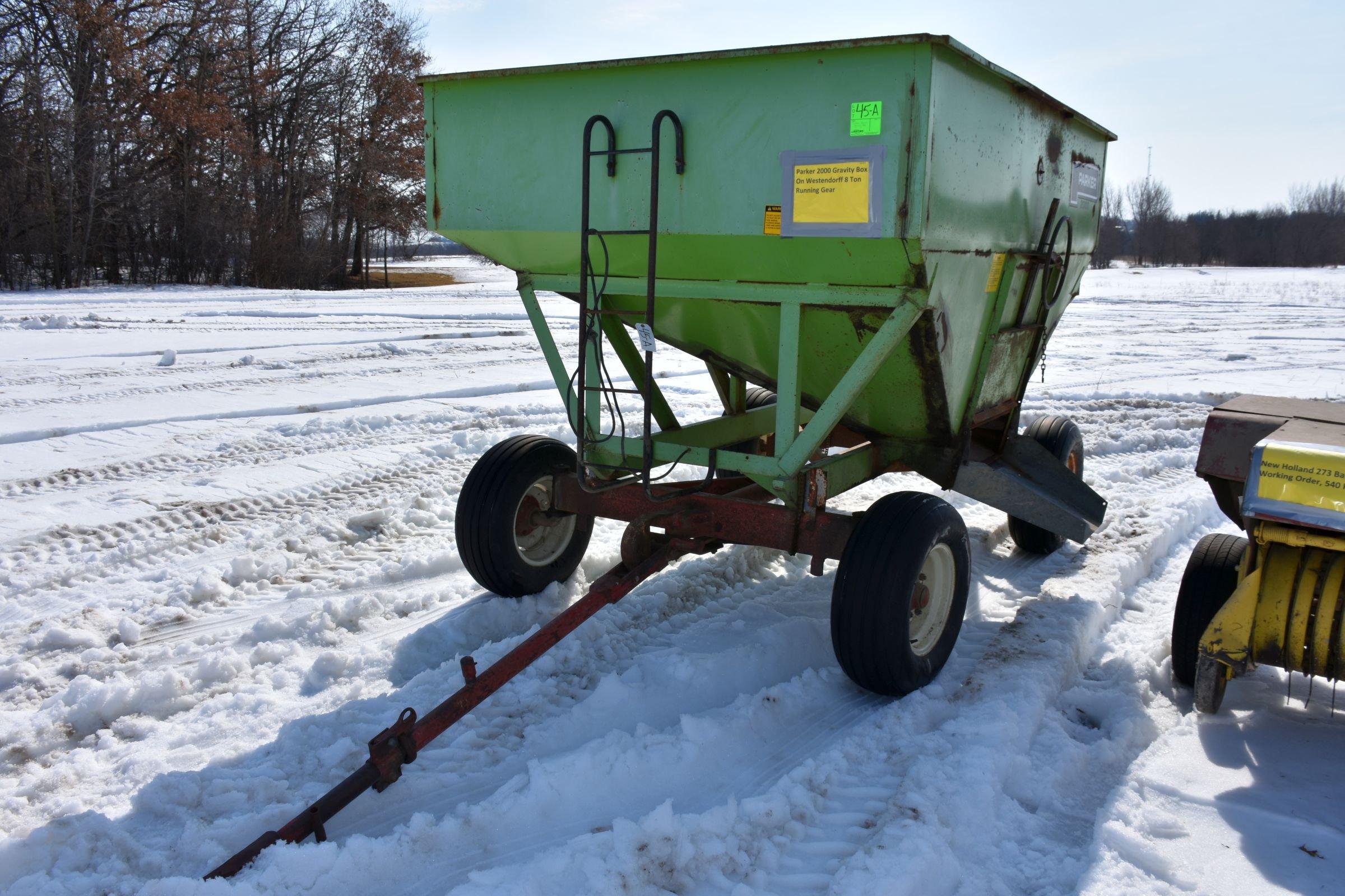 Parker 2000 Gravity Box On Westendorff 8 Ton