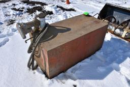 100 Gallon Diesel Fuel Tank With Electric Pump, W