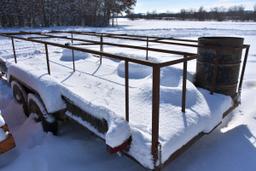 2003 Shop Built Trailer, Tandem Axle, 16' x 7'