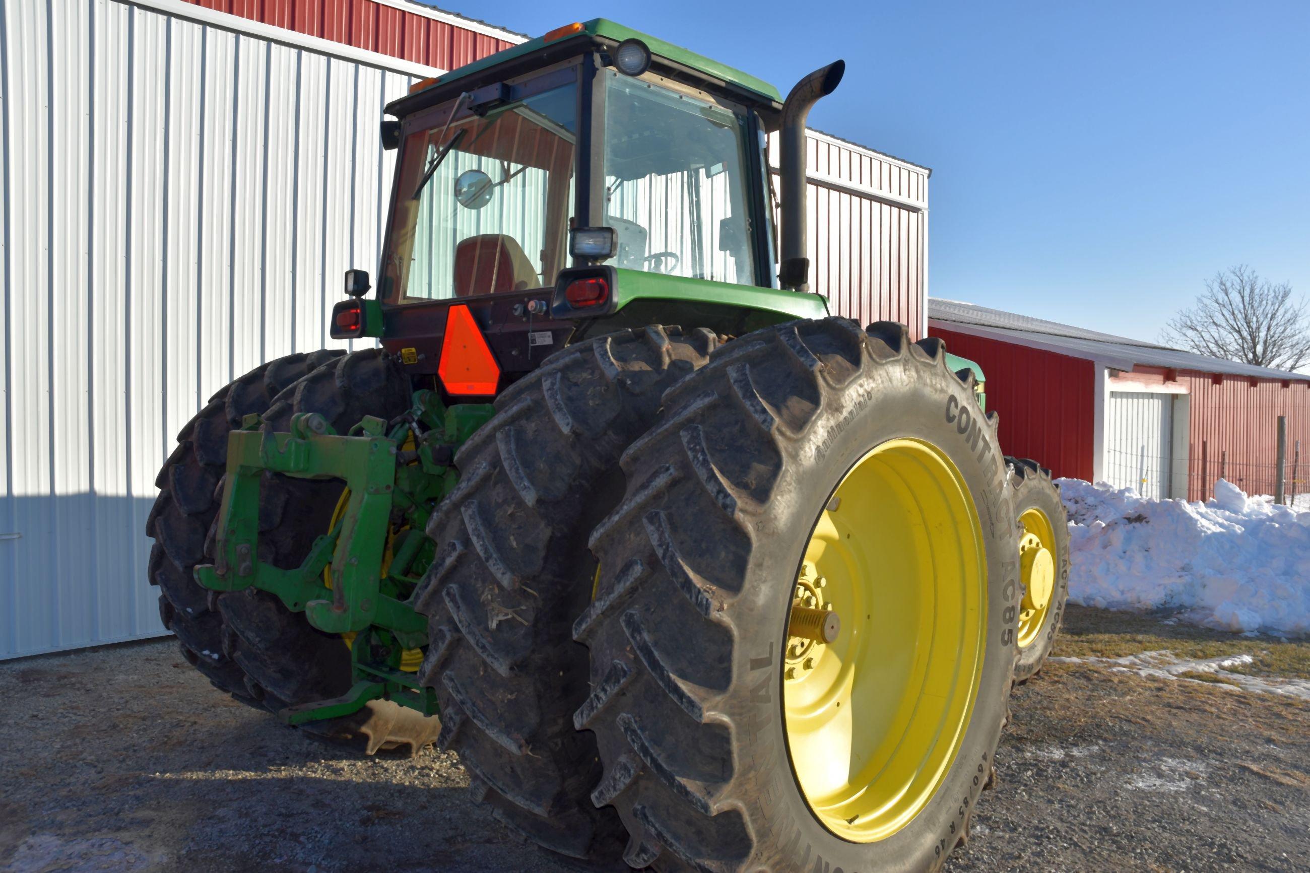 1993 John Deere 4960 MFWD, 7373 Hours, Engine Overhauled At 6,299 Hours With Paperwork Spent