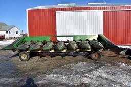 John Deere 843 Corn Head, 8 Row 30”, Knife Rolls, Dual PTO Shafts, Over $2,000.00 Work In Last 2 Yea