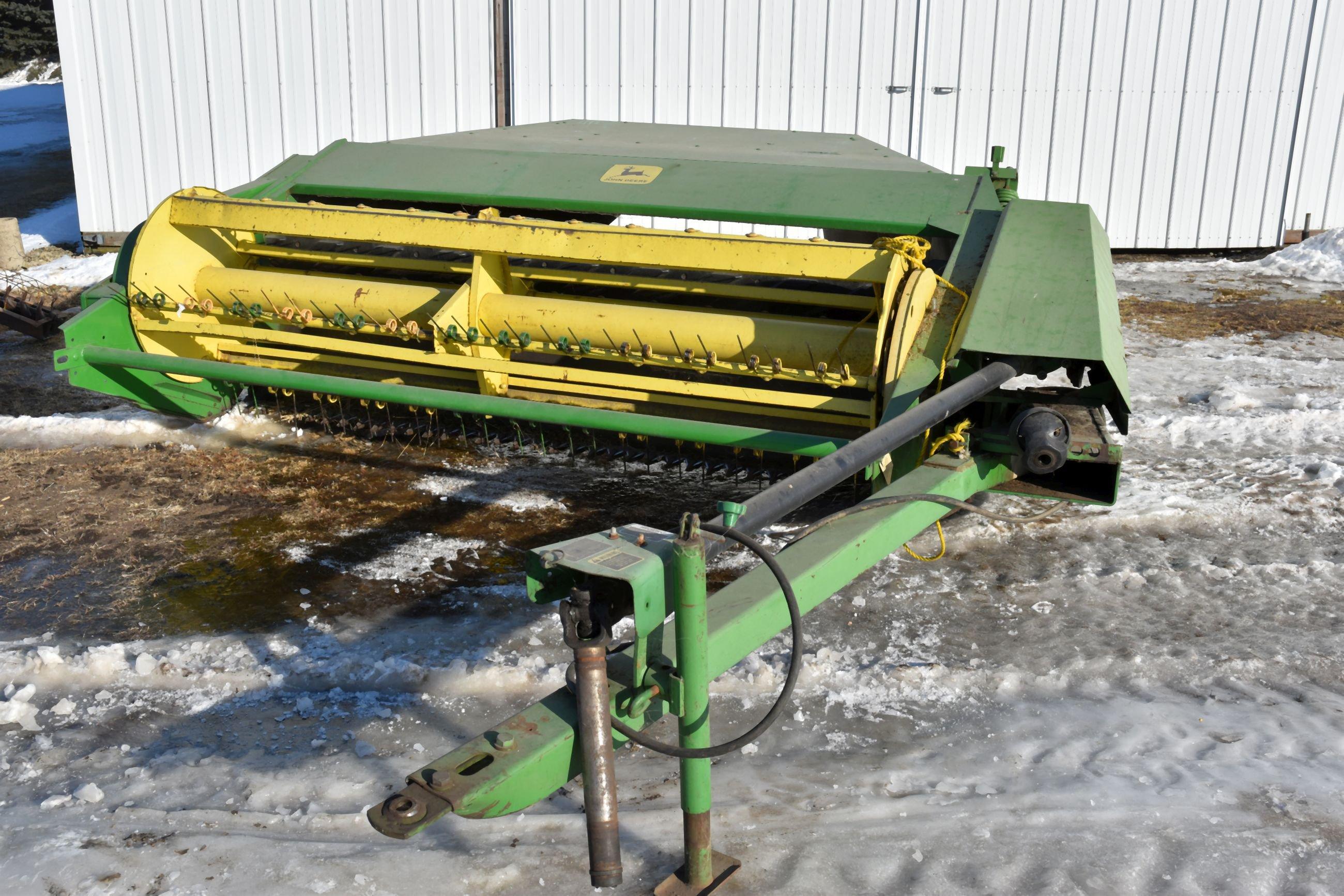 John Deere 1209 Haybine, 9’ Cut, 540PTO, Good Rolls, Very Good Condition