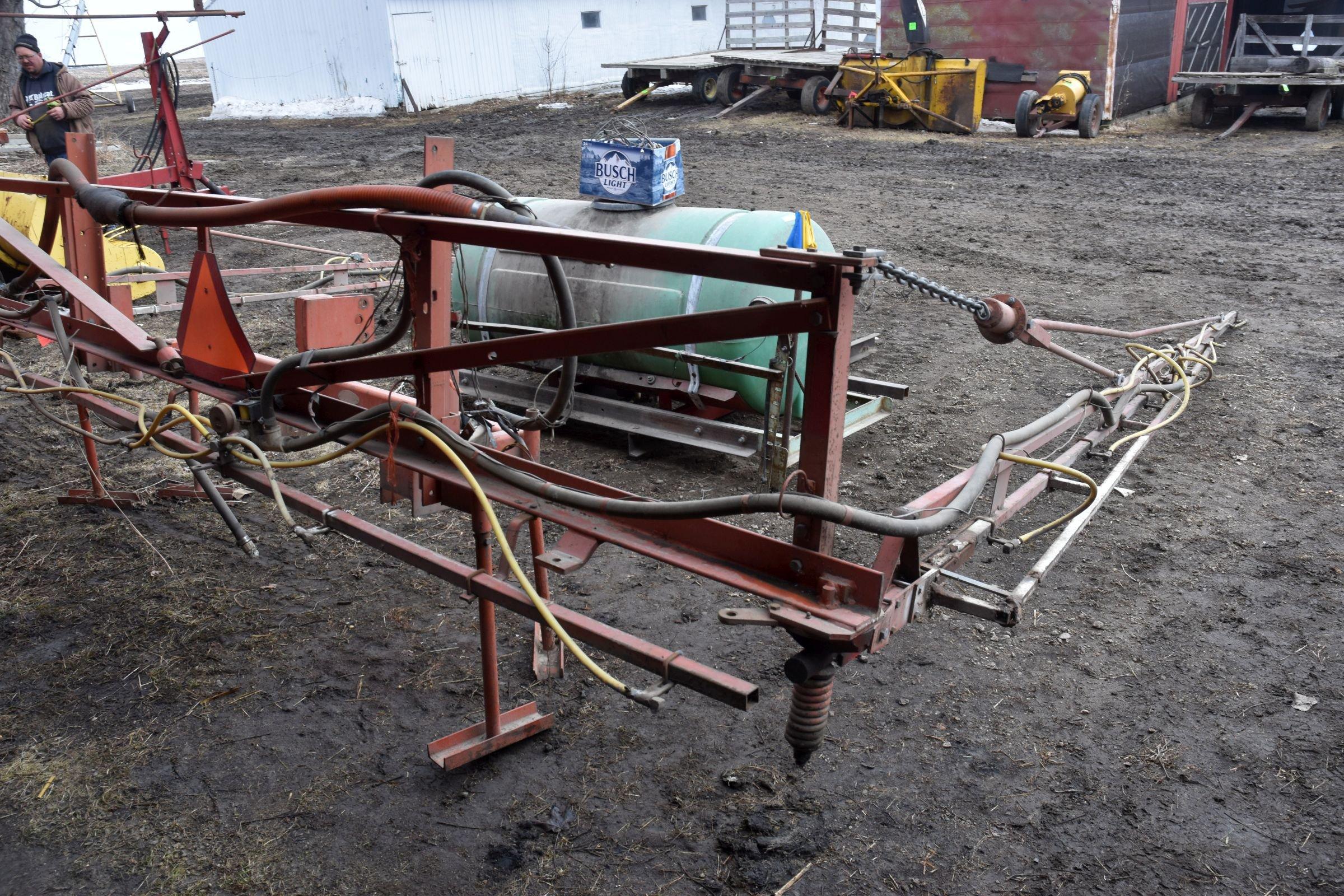 Shopbuilt 200 Gallon Crop Sprayer, 50’ Booms Front Mount