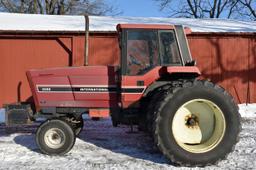 IHC 5088 2WD Tractor, Cab, Air, 7443 Hours, 18.4R38 Duals At 70%, 3pt., 540/1000PTO, 3 Hydraulics, 2