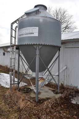 Schuld 4 Ton Bulk Feed Bin, Buyer Is Responsible For Removal
