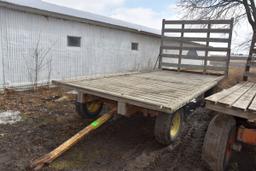 16'x8' Flatbed Wagon On New Holland Model 230 Running Gear