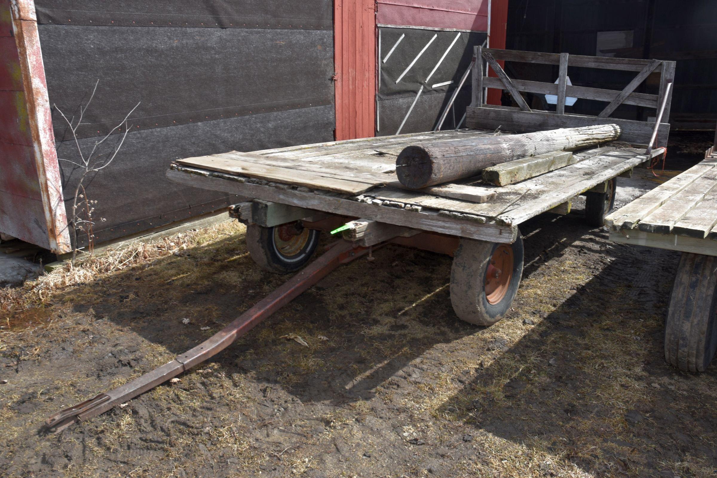 14'x8' Flatbed Wagon On Running Gear