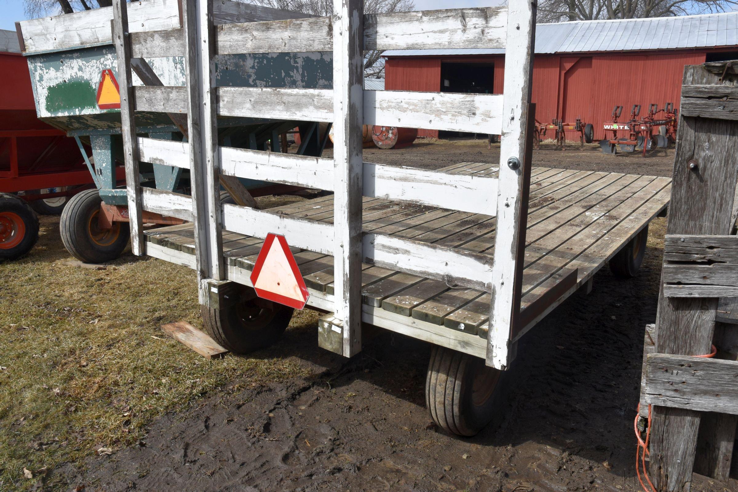 14'x8' Flatbed Wagon On Running Gear