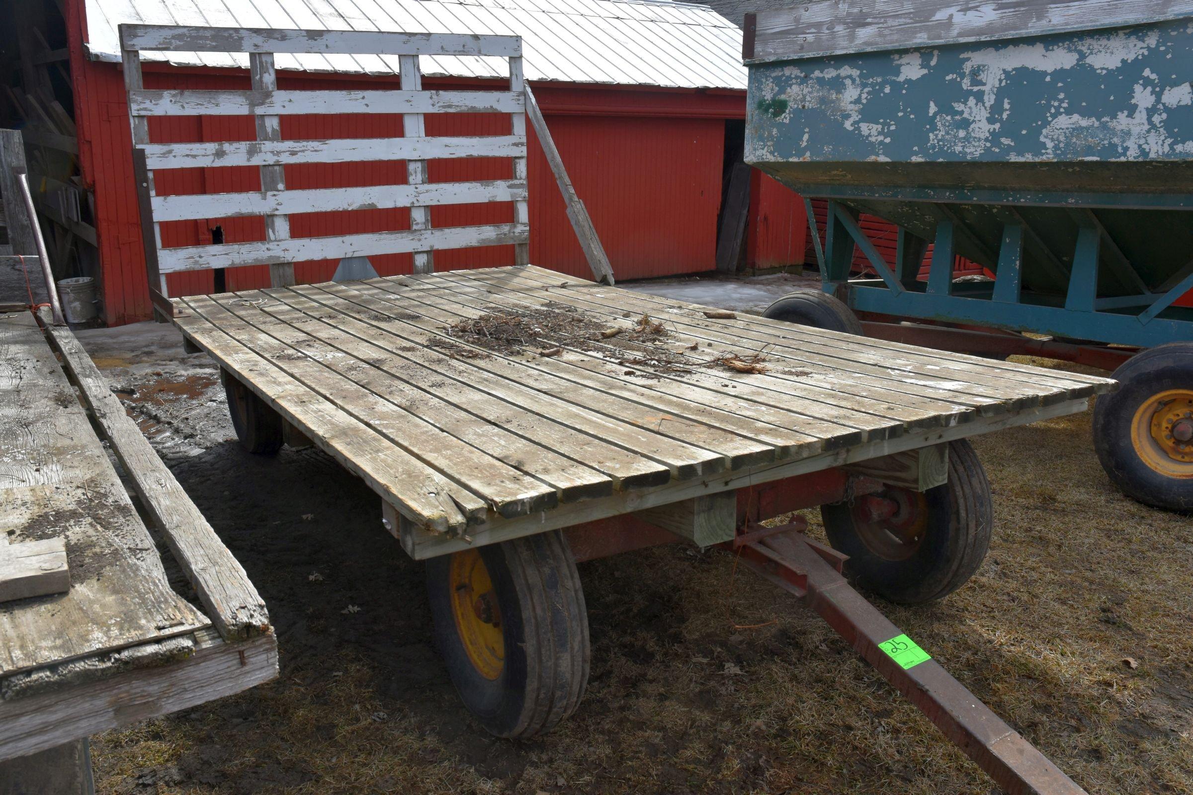 14'x8' Flatbed Wagon On Running Gear