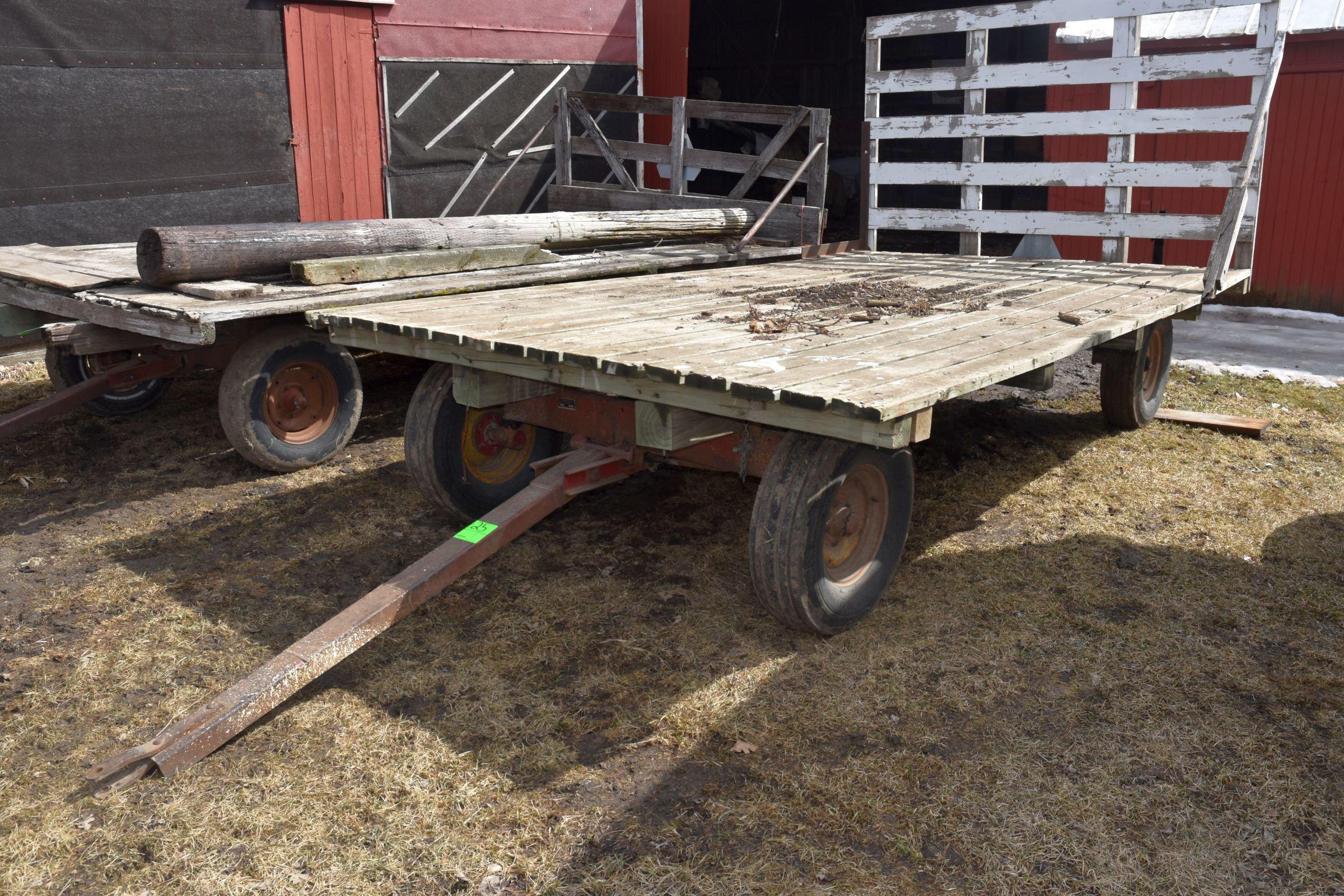 14'x8' Flatbed Wagon On Running Gear