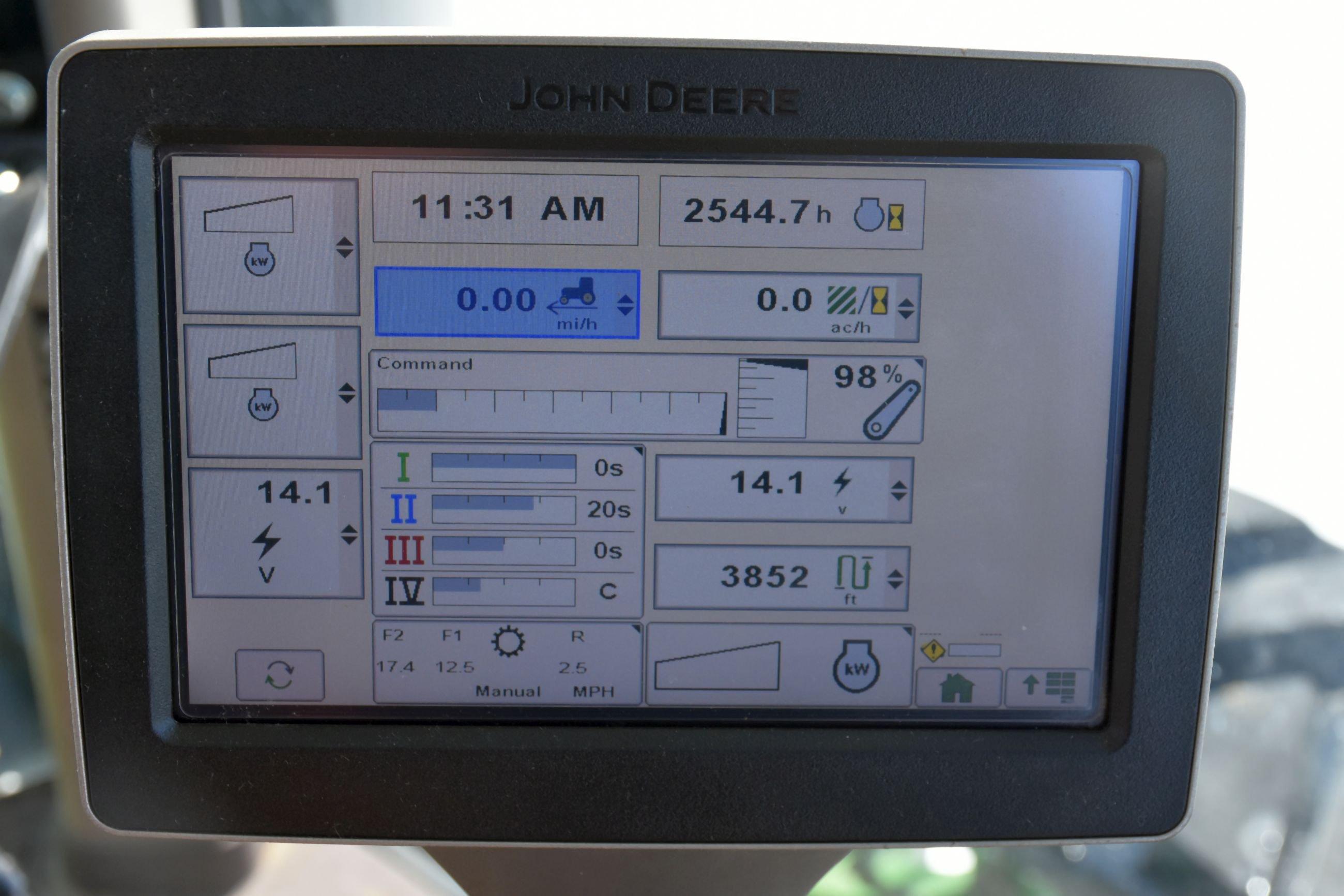 2011 John Deere 8335RT, 2545 Hours, 18” Tracks 80%, Wide Stance, IVT, 16/4 Speed, 1000 PTO, 3pt., 5