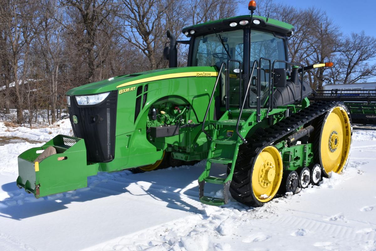 2011 John Deere 8335RT, 2545 Hours, 18” Tracks 80%, Wide Stance, IVT, 16/4 Speed, 1000 PTO, 3pt., 5